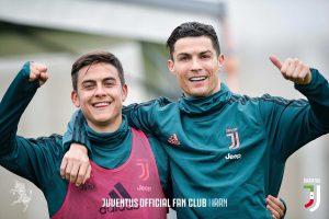 تمرینات آماده سازی برای بازی با لاتزیو