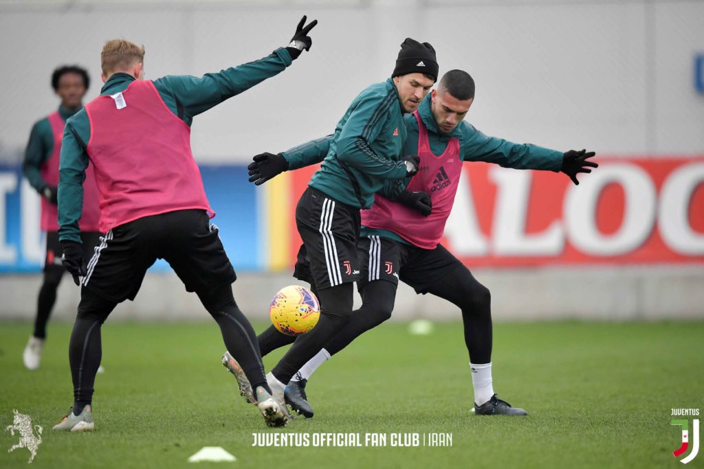 تمرینات آماده سازی برای بازی مقابل رم