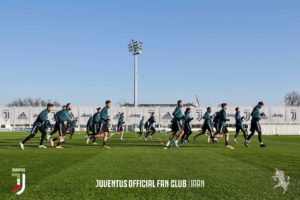 اولین تمرین یووه در سال جدید