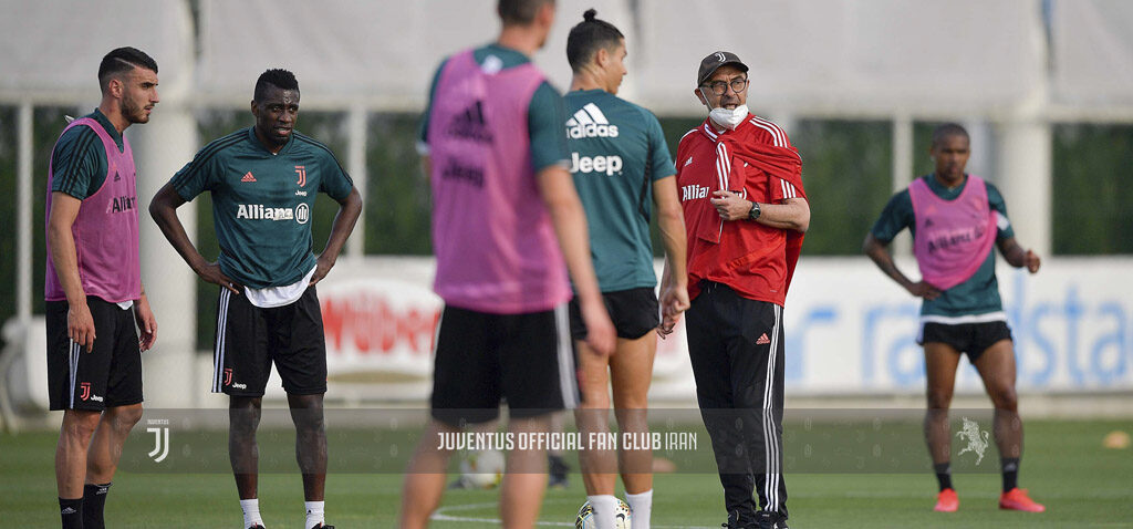 تمرین و ریکاوری برای بازیکنان در کمپ تمرینی یووه