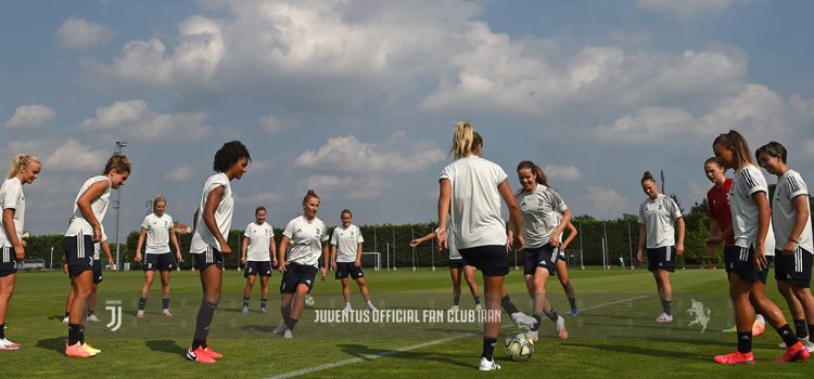 تمرینات پیش فصل بانوان یوونتوس