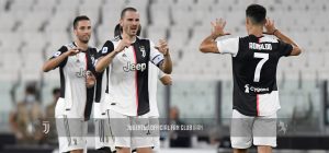 بازیکنان یوونتوس برای بازی با سمپدوریا