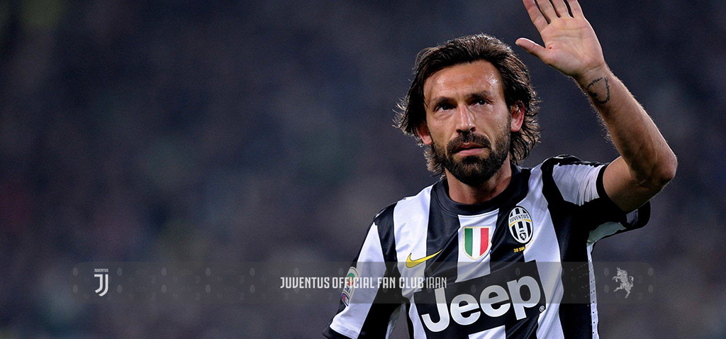 تماس آندره آ پیرلو با بازیکنان یوونتوس