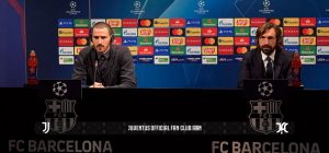 کنفرانس خبری قبل از بازی با بارسا