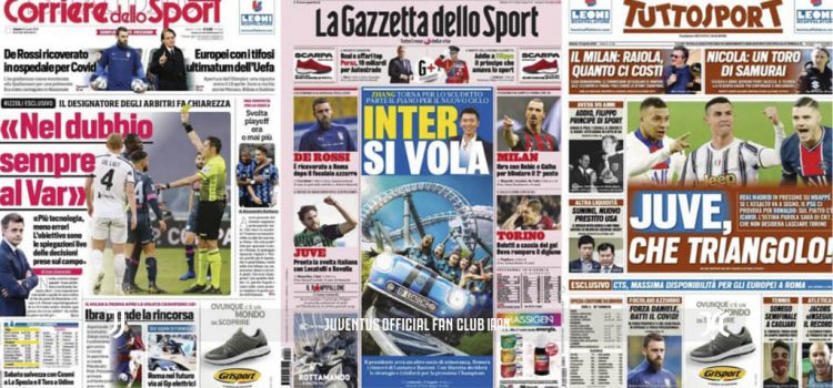 روزنامه های تاریخ 10 آپریل - 21 فروردین