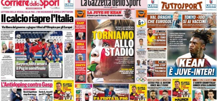 روزنامه های تاریخ 14 آپریل - 25 فروردین