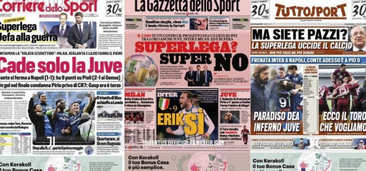 روزنامه های تاریخ 19 آپریل - 30 فروردین