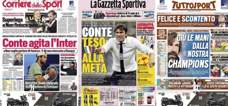 روزنامه های تاریخ 25 آپریل - 5 اردیبهشت