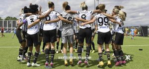 حضور دختران یوونتوس در بازی قلب