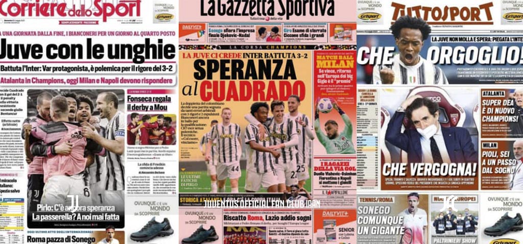 روزنامه های تاریخ 16 می - 26 اردیبهشت