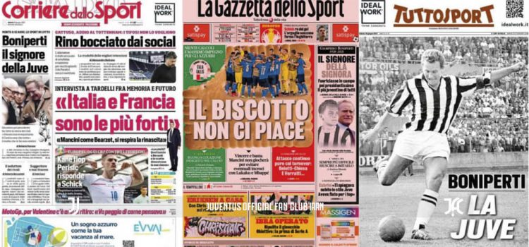 روزنامه های تاریخ 19 ژوئن - 29 خرداد