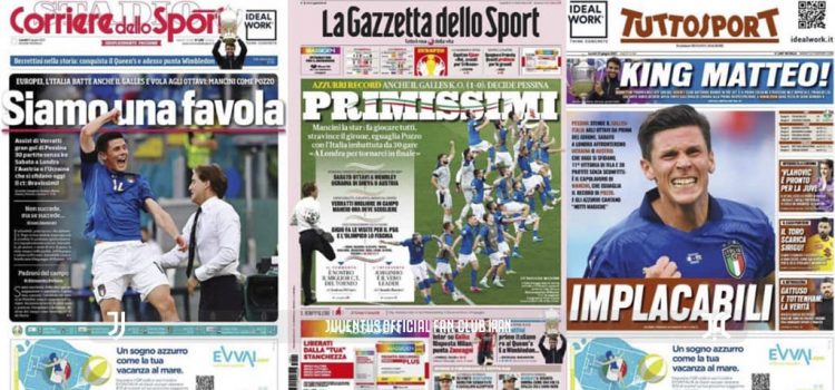 روزنامه های تاریخ 21 ژوئن - 31 خرداد