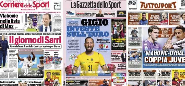 روزنامه های تاریخ 7 ژوئن - 17 خرداد