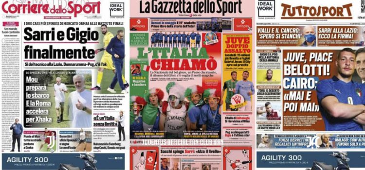 روزنامه های تاریخ 9 ژوئن - 19 خرداد