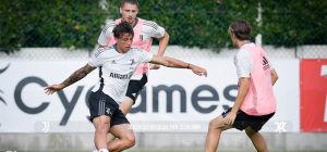 جلسه تمرینی قبل از دیدار با مونزا