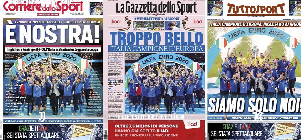 روزنامه های تاریخ 12 ژوئیه – 21 تیر