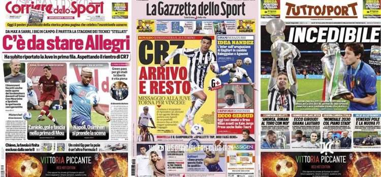 روزنامه های تاریخ 16 ژوئیه - 25 تیر