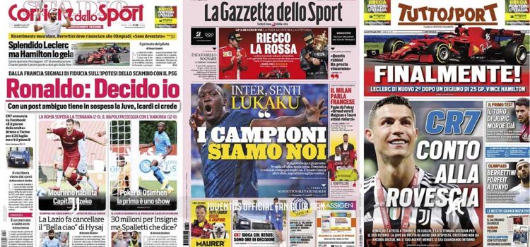 روزنامه های تاریخ 19 ژوئیه – 28 تیر