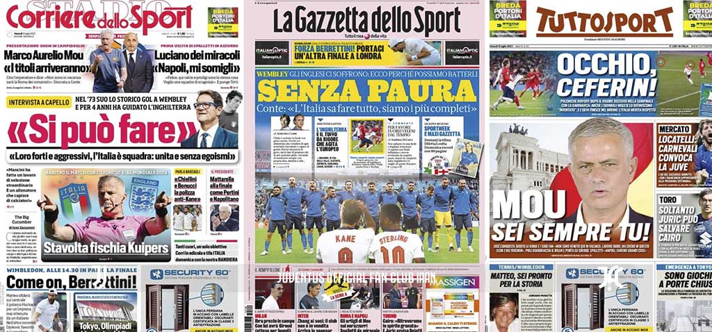 روزنامه های تاریخ 9 ژوئیه – 18 تیر