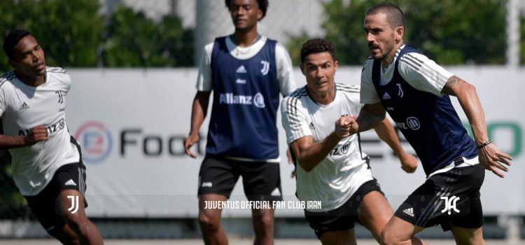 جلسات تمرین یوونتوس پیش از دیدار با بارسلونا