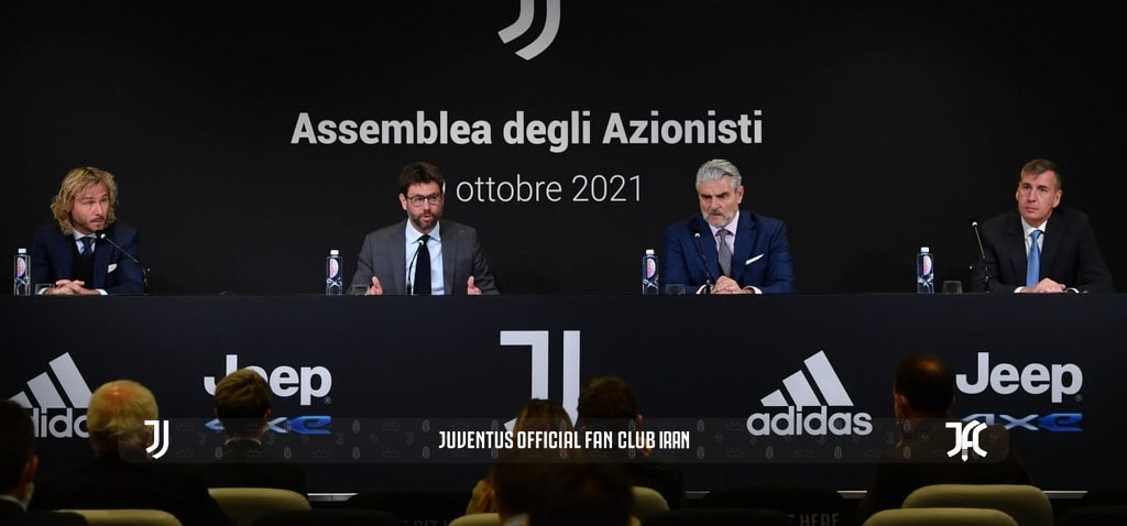 مصاحبه سران باشگاه یوونتوس در جلسه ملاقات با سهامداران