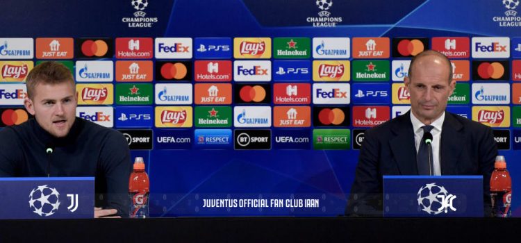 مصاحبه مطبوعاتی آلگری و دی لیخت پیش از بازی چلسی