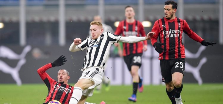 توقف تیم یوونتوس در شب سرد میلان