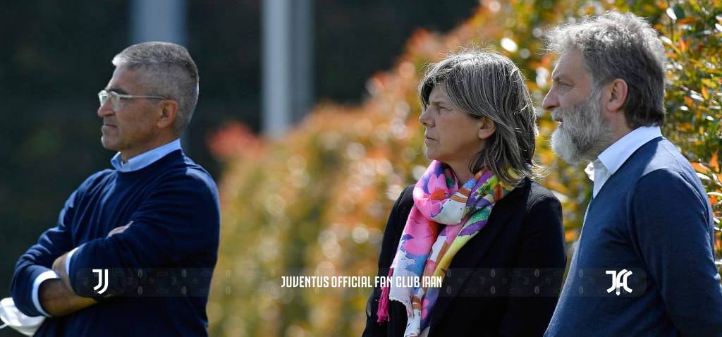 دیدار ملینا برتولینی از جلسه تمرین تیم بانوان یوونتوس