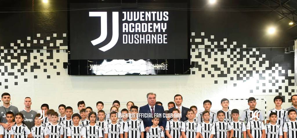 رونمایی از آکادمی فوتبال یوونتوس در تاجیکستان