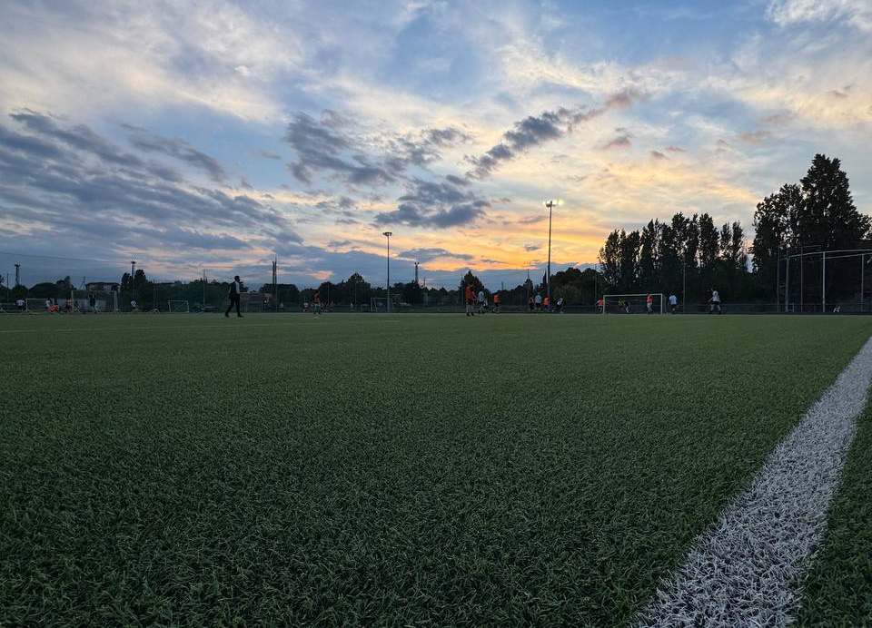 حضور هواداران ایرانی در چمن سبز ورزشگاه آلیانز